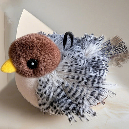 Flappy Bird Cat Toy Cute Flapping Wings Bird Toy for Cats Interactive Kitten Exercise Toy Touch Activated Catnip Toys Sandpiper